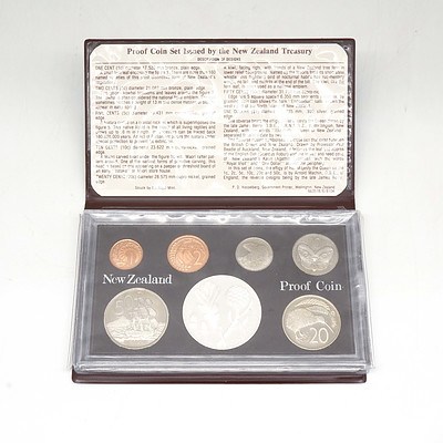 1981 New Zealand Proof Coin Set