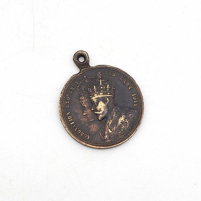 1911 Coronation George V and Mary Medal