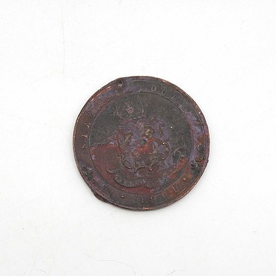 1901 State of Queensland Federation Medallion