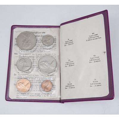 1977 Silver Jubilee Commemorative Uncirculated Mint Six Coin Set