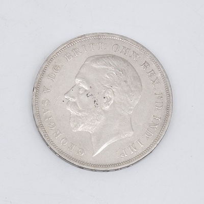1935 George V Silver Crown with Case