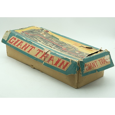 S.S.S. Tin Toy 'Giant Train' - Friction with Original Box Circa 1950's