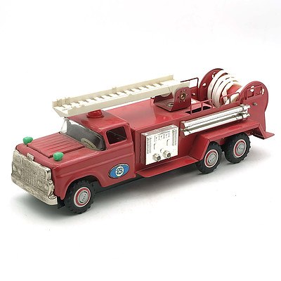 SAN Tin Toy 'Ford' Fire Engine Circa 1960's