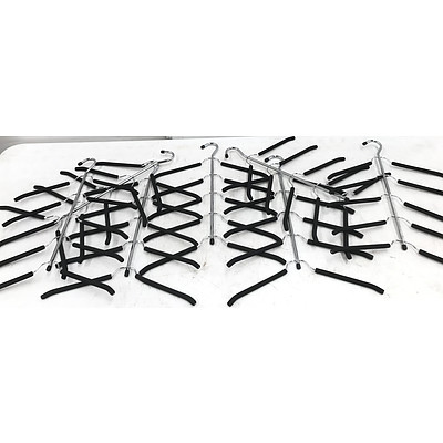 Multi Tier Clothes Hanger Trees - Lot of 7
