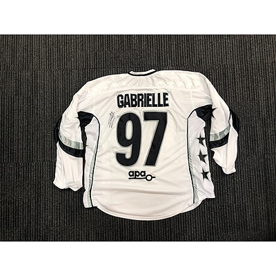 CBR Brave Menslink Fundraiser - Signed AIHL Allstars Jersey - Jesse Gabrielle