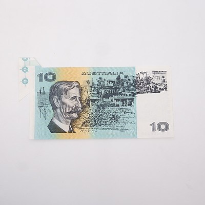 Australian $10 Fraser/ Higgins Error Note, MDK589220