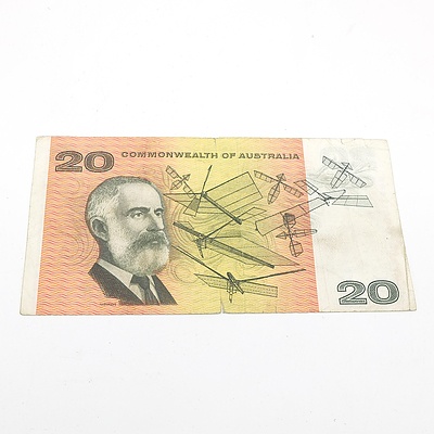 Scarce Commonwealth of Australia $20 Star Note, Phillips/Randall ZXA17967*