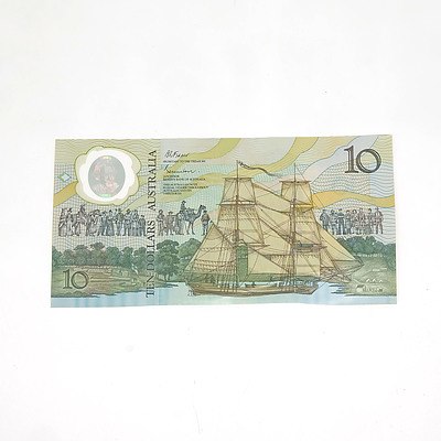 1988 Australian Polymer Bicentennial Commemorative $10 Note, AB14380038