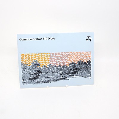 1988 Bicentennial Commemorative $10 Note and Folder, AA22001887