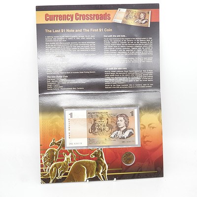 Currency Crossroads The last $1 Note and The First Coin