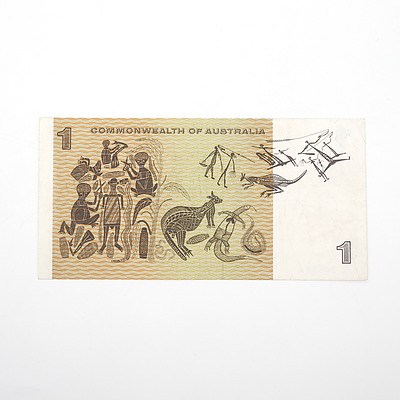 Scarce Commonwealth of Australia $1 Star Note, Phillips/Randell ZAK20390*