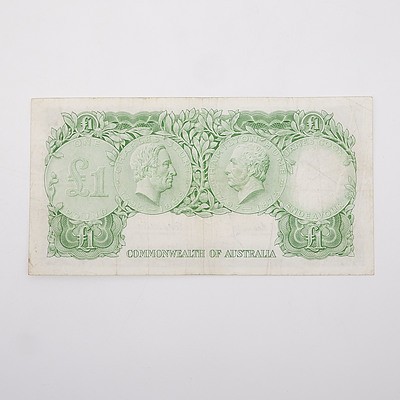 Commonwealth of Australia Coombs/Wilson One Pound Note, HK29 495829