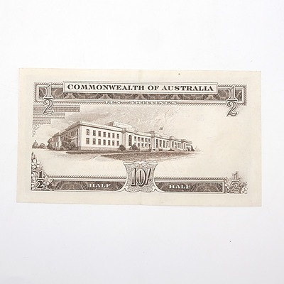 Commonwealth of Australia Coombs/Wilson Ten Shillings Note, AF86 215977