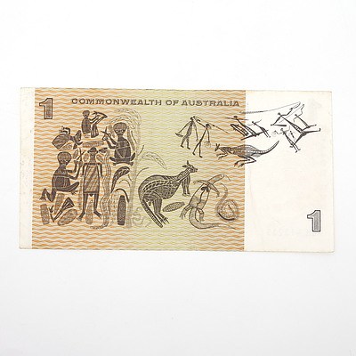 Commonwealth of Australia Coombs/ Wilson $1 Paper Note, AEH413239