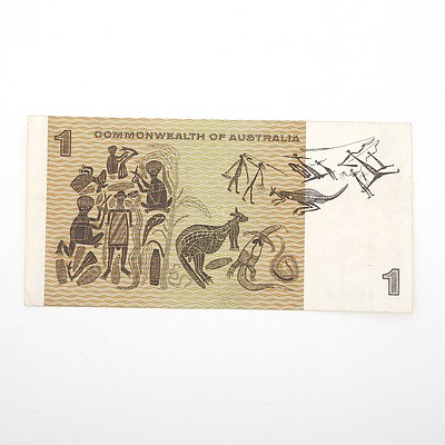 Scarce Commonwealth of Australia $1 Star Note, Phillips/Randall ZAP09741*