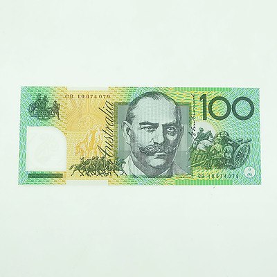 2010 Uncirculated $100 Polymer Note, CB10674079