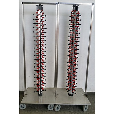 Plate-Mate Plate Stacker Trolleys - Lot of Two