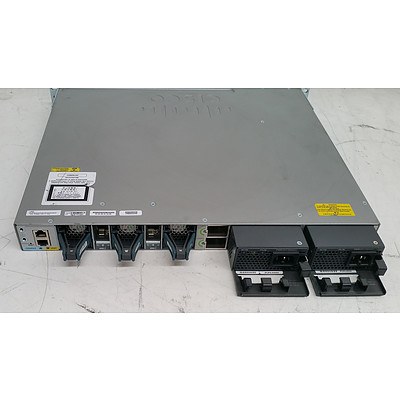 Cisco Catalyst (WS-C3850-24T-L V06) 3850-24 24-Port Gigabit Managed Switch