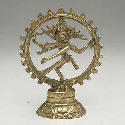 Contemporary Brass Dancing Shiva