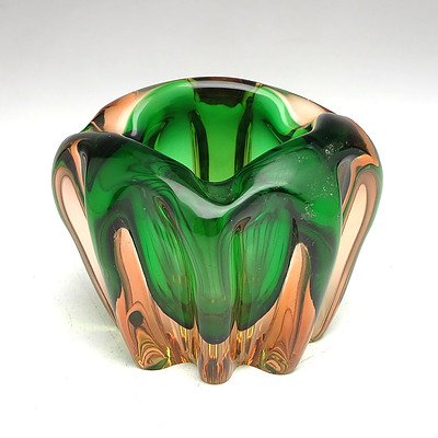 Italian Art Glass Ashtray