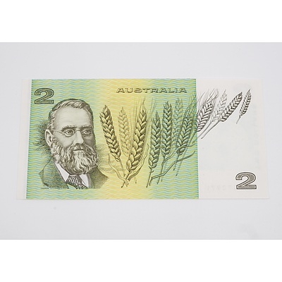 1985 Australian $2.00 Banknote Johnston/Fraser - Uncirculated