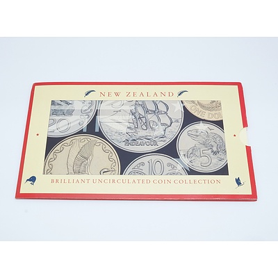 1990 New Zealand Brilliant Uncirculated Coin Collection