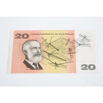 1966 Australian $20 Banknote Coombs/Wilson