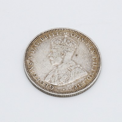 1916 British West Africa Silver One Shilling