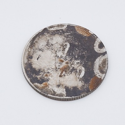 1888 Queen Victoria One Shilling .925 Silver