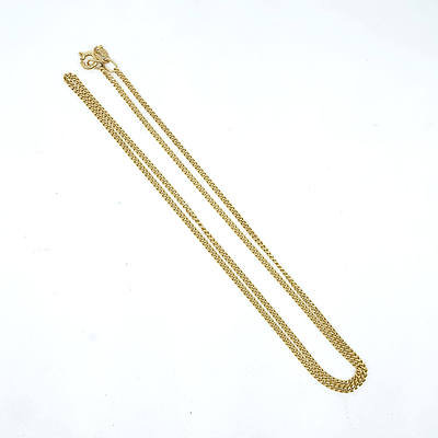 9ct Yellow Gold Curb Link Chain, 4.4g