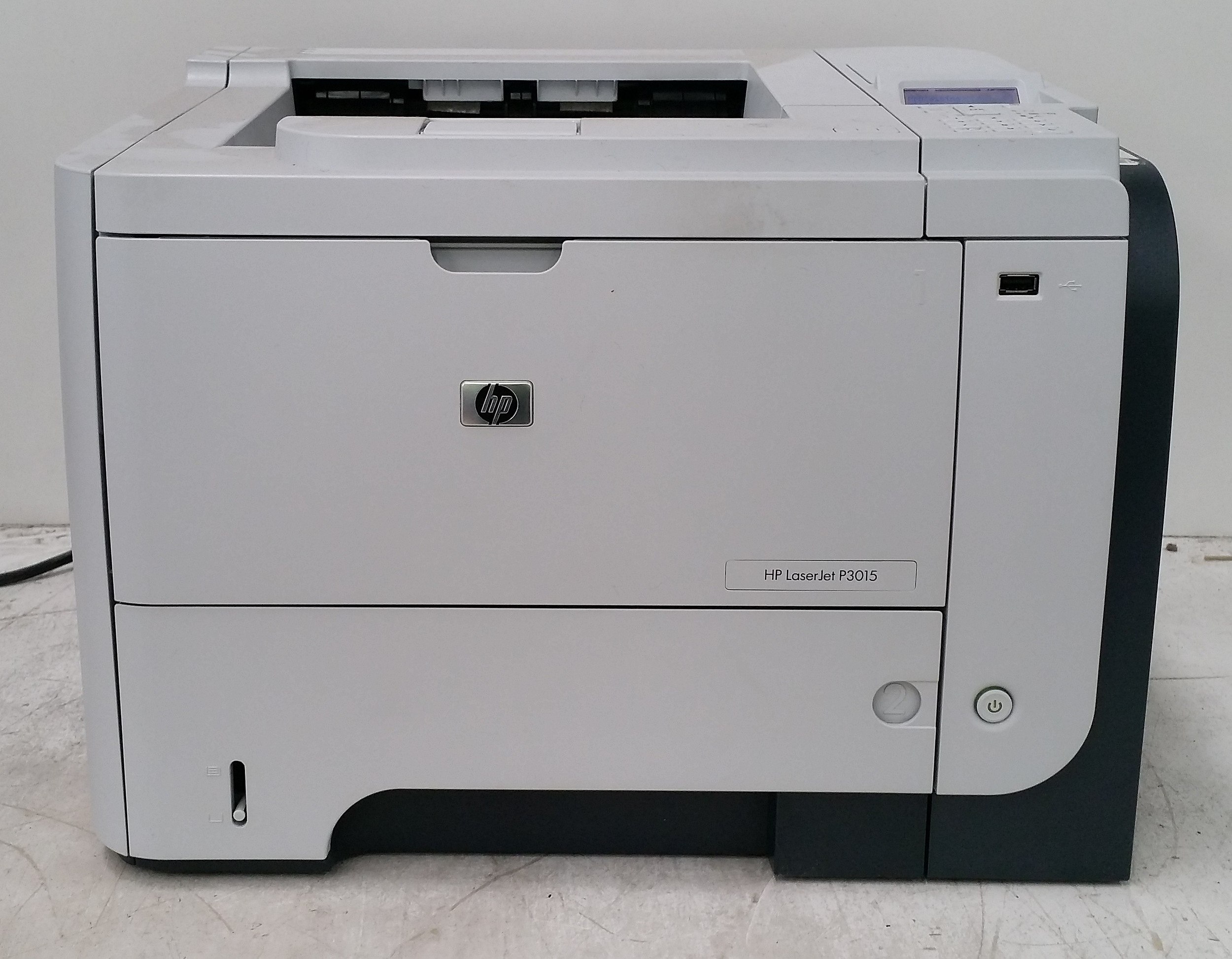 Принтер hp laserjet p3015 печатает белые листы