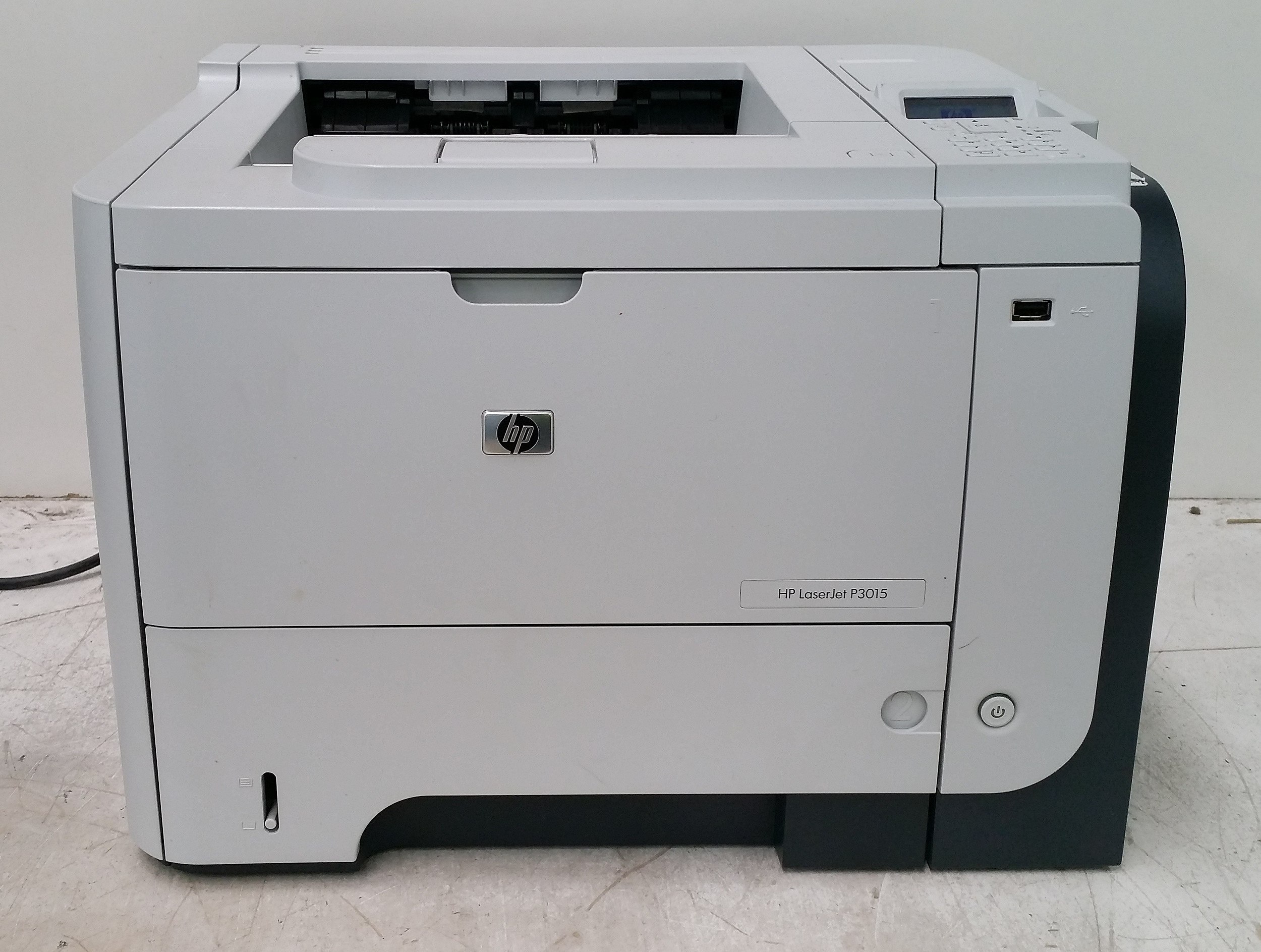 Принтер hp laserjet p3015 печатает белые листы