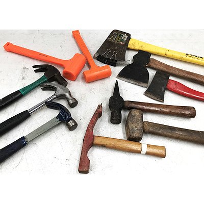 Axes & Hammers - Lot of 11