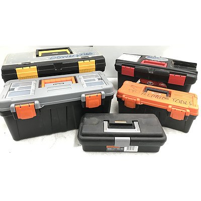 5 Tool Box with Tools & Hardware
