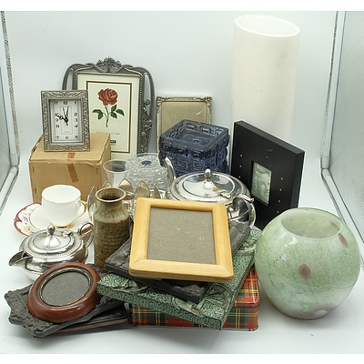 Large Group of Porcelain and Glass including Photo Frames, The Art of Chokin Porcelain and More