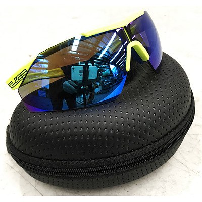 CP Salice Hydro Blue Mirror Sunglasses - RRP Over $120 - Brand New