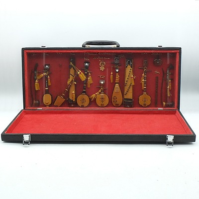 Miniature Musical Instrument Display Box