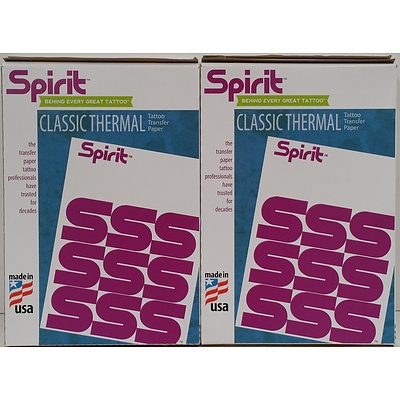 Spirit Classic Thermal Tattoo Transfer Paper - Four Packs of 100