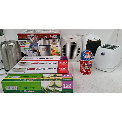Kitchen Appliances and Homewares - Lot of 10