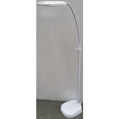 Floor Standing Magnifier LED Lamp