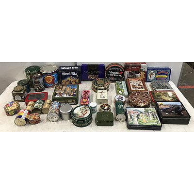 Large Collection Of Biscuit and Other Tins