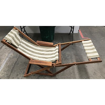 Outdoor Hanging Chair and Folding Sun Chair