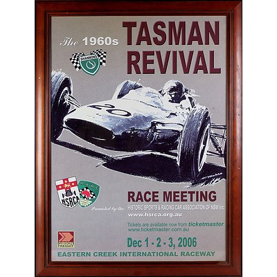 Framed Tasman Revival Race Meeting 2006 Poster