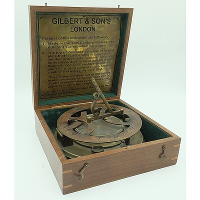 Reproduction Compass and Sundial