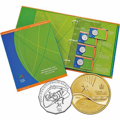 Australia 2006 Melbourne Games Coin Set In Album