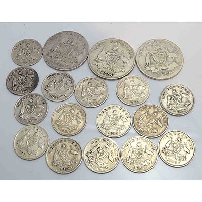 Australia Geo V Silver Coins - High Silver Content