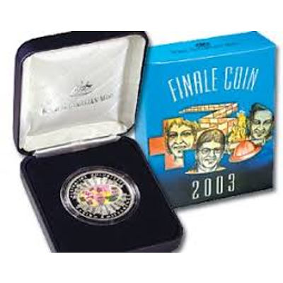 Australia $5 2003 Fine Silver Proof Coin - Hologram