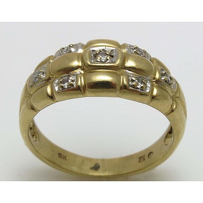9Ct Gold Diamond-Set Ring