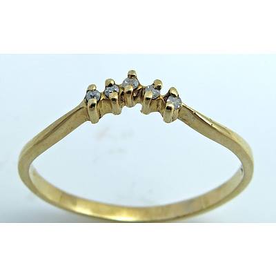 Vintage Diamond Ring - 9ct Gold