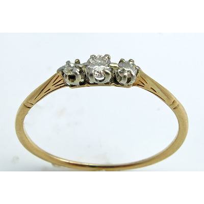 Vintage Diamond Ring - 18ct Gold